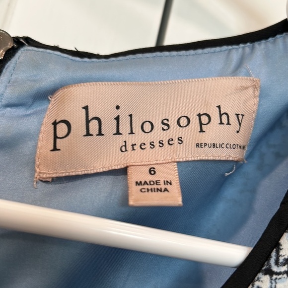 Philosophy Dress Blue Sleeveless - Picture 3 of 5